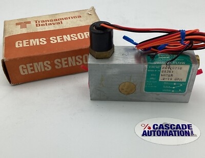 IMO GEMS 25361 FLOW SWITCH FS-10798 .2-15 GPM