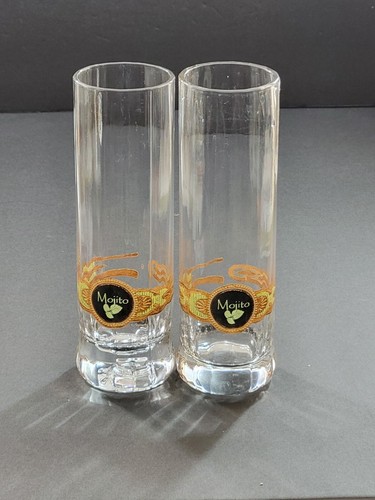 Set of 2 Mojita Cocktail Glasses 8" Tall Barware