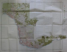 Color Soil Survey Map SW Washington Vancouver Sheet Kalama Camas Washougal 1911