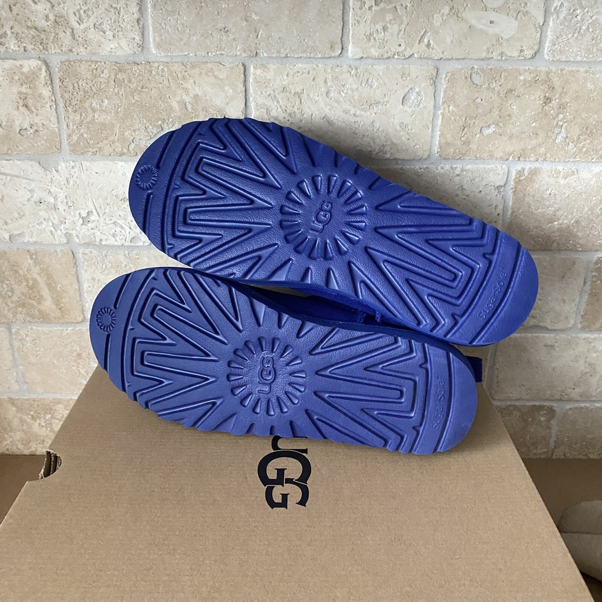 Navy blue uggs size 12 UGG Classic Ultra Mini Naval Blue Water-resistant Suede  main image 3