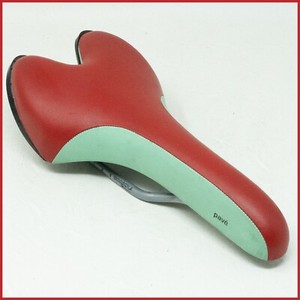 Selle Fizik Pave CX Blanche - Siège De Course Rembourré Bleu - Fabriqué En Italie - Pour VTT, Route, Cyclocross