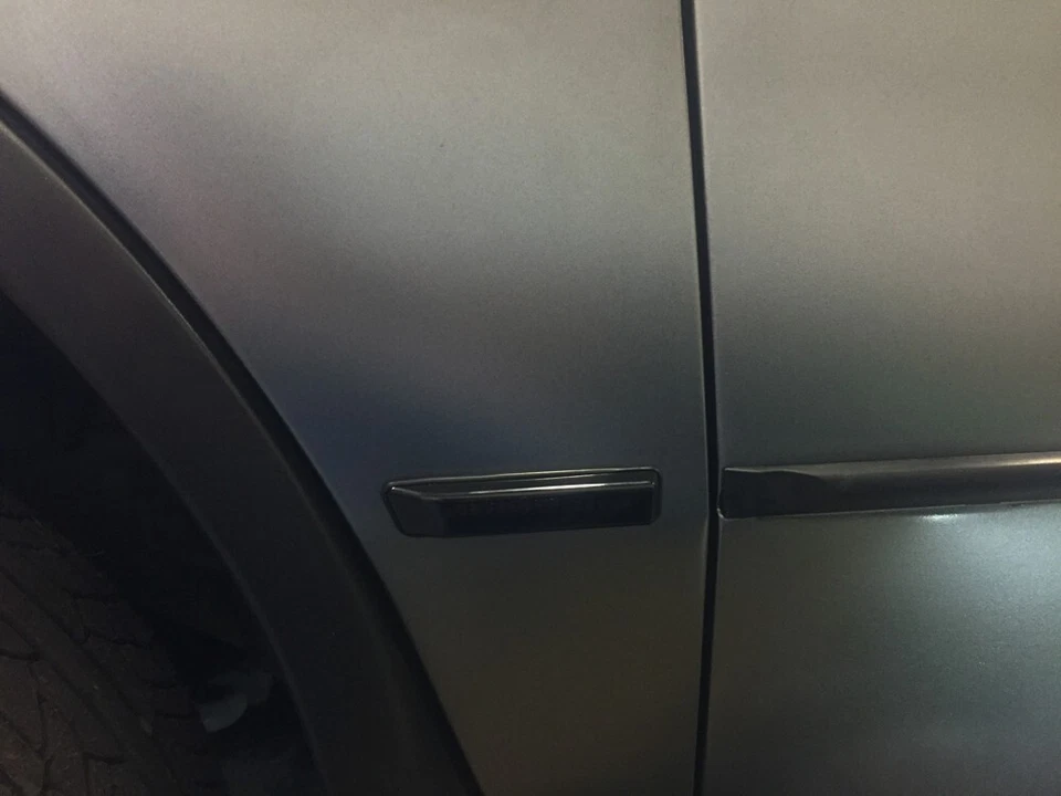 2x Luces LED Repetidoras Indicadoras Laterales Lente Ahumada Negra Para BMW X5 E53 E36 LCI Foto 2 de 4