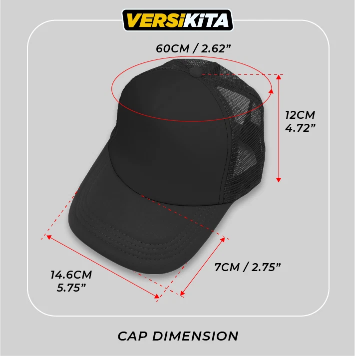 LOGISTIC TRUCKER HAT / CAP, BLACK, UNISEX, NEW CONDITION, ADJUSTABLE STRAP - Image 4 of 4