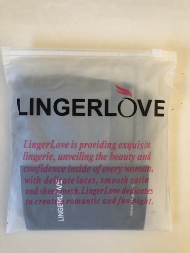 LINGERLOVE Sexy Lingerie Chemise Women's Size XL Black Lace Satin Sheer Mesh - Picture 7 of 9