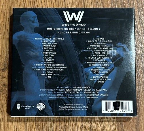 Westworld Season 1 TV Soundtrack CD 2 discs Ramin Djawadi HBO - Picture 2 of 2