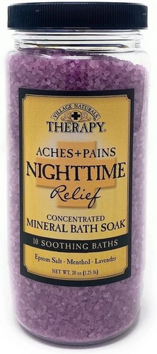 Village Naturals Therapy Mineral Bath Soak Salts variety 20 Oz jars - Picture 12 of 17
