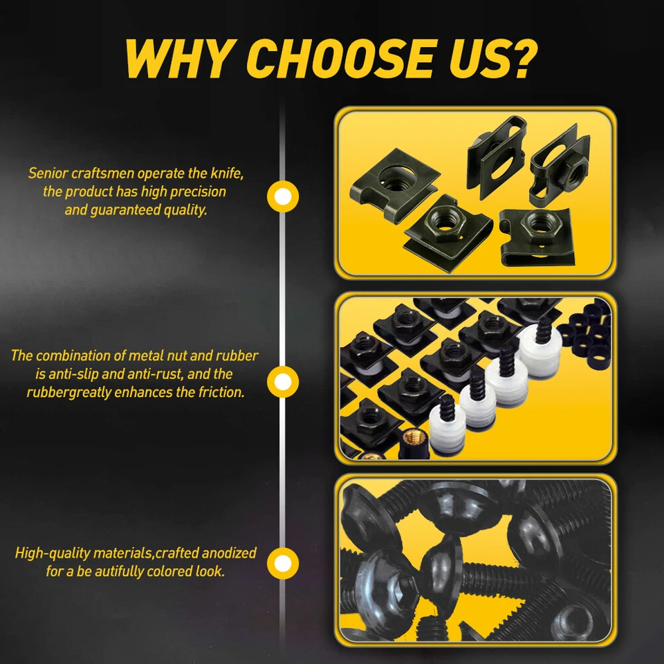 Kit completo de tornillos de cuerpo de carenado aptos para Yamaha YZF R6 R1 R6S YZF600R FZ6/R Foto 3 de 4