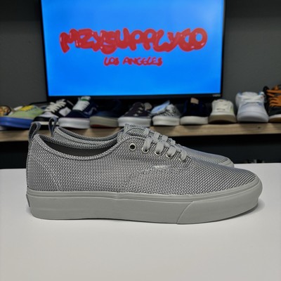 Sz 11 Vans KRINK NYC x Vault Authentic VLT LX 'Medium Grey' VNOA4CS4176 Mens
