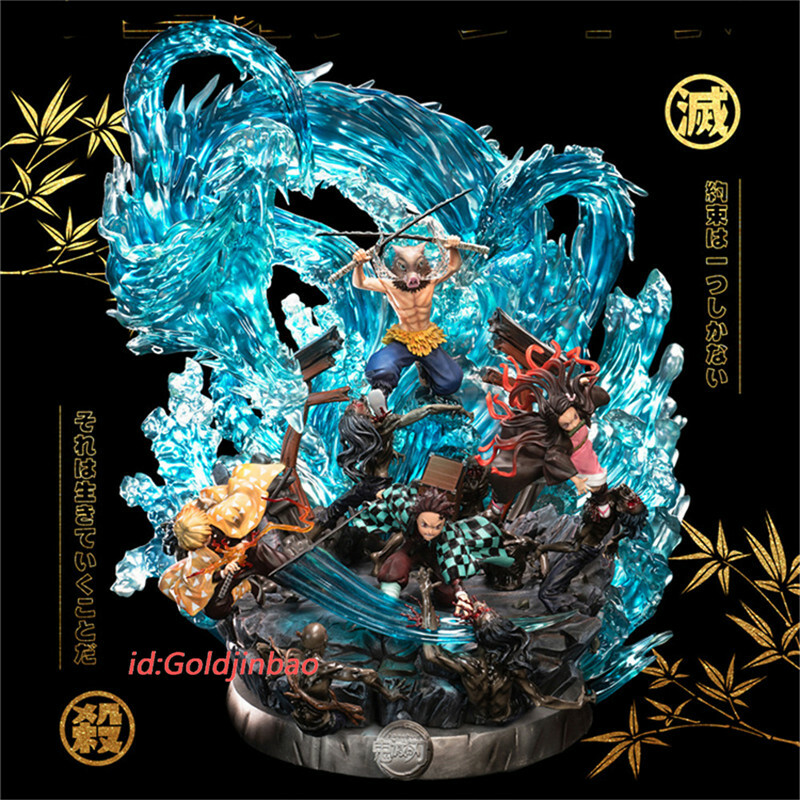 Hashibira Inosuke With LED Demon Slayer: Kimetsu No Yaiba Resin Statue