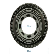 Patterned Swimming Ring Grey