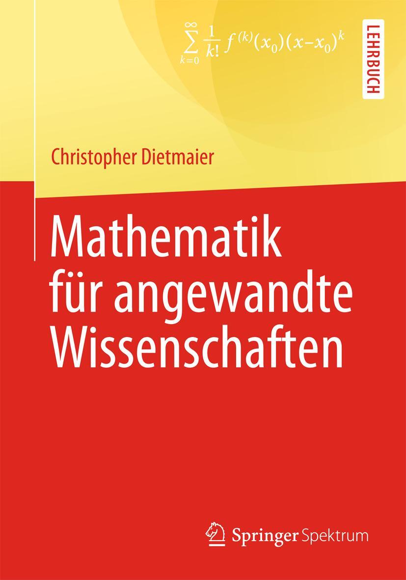 Thumbnail - Mathematik Für Angewandte Wissenschaften Christopher Dietmaier