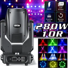 280W LED Moving Head Light RGBW Gobo Beam Stage Spot Lighting DJ Disco Show DMX