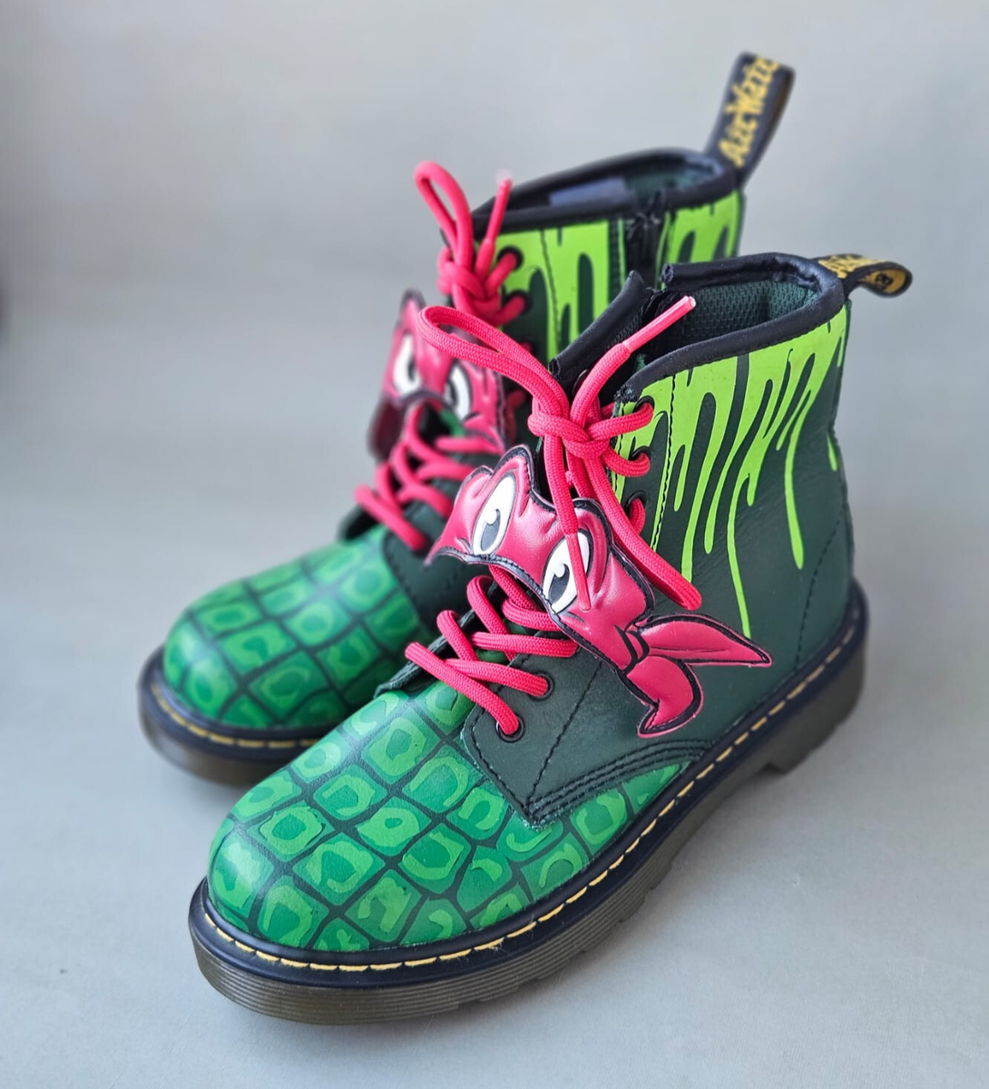 Doc Martens X Teenage Mutant Ninja Turtle TMNT Raphael Junior EU