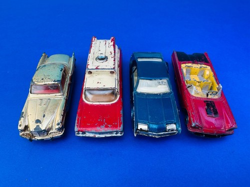 1:50 CORGI TOYS lot STUDEBAKER Oldsmobile FORD Thunderbird CADILLAC Ambulance