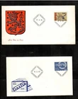 Three (3) unaddressed cachet Finland FDC's 1965, 1967 & 1986