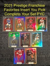 2021 Panini Prestige FRANCHISE FAVORITES INSERT YOU PICK COMPLETE YOUR SET PYC