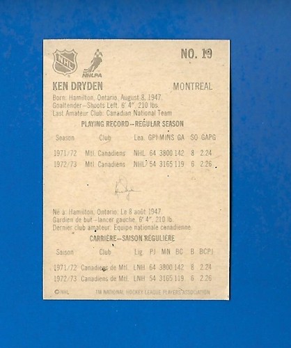 1974-75 LIPTON SOUP NHL HOCKEY CARD ERROR & VARIATION + RED WALLET 1-50 SEE LIST - Picture 121 of 322