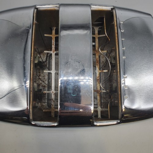 Vintage Sunbeam 20-3 AG Radiant Shade Control Auto Drop Chrom Toaster - Bild 2 von 7