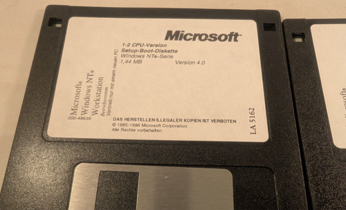 Microsoft Windows NT Workstation 4.0 3 Disketten GETESTET - Bild 3 von 6