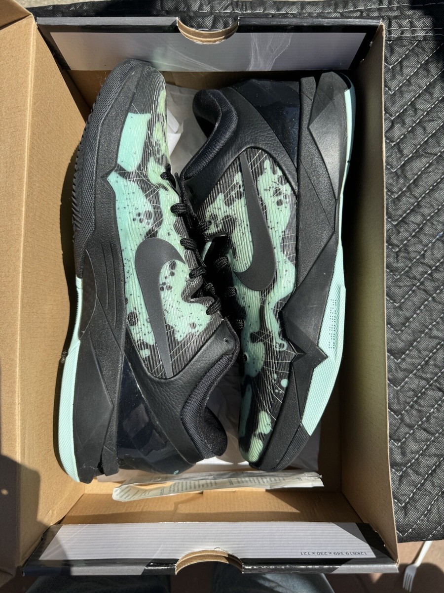 Nike Zoom Kobe VII 7 System Mint Green Black Poison Dart Frog