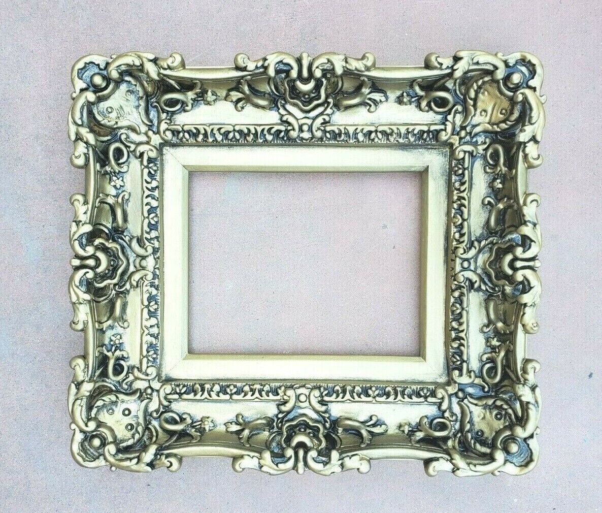 8.5x11 Vintage Gold Frame, Victorian Frame, Baroque Ornate 8.5x11 Vintage Gold Frame, Victorian Frame, Baroque Ornate