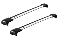 Thule DachträGer Edge Raised Rail Wingbar Edge Silber FüR Honda Jazz Crosstar...