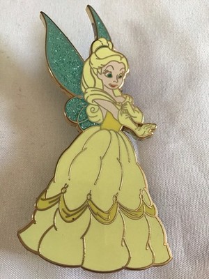 JUMBO 3  Disney Pin Tinker Bell Dressed As Belle PP73666 LE 300 Beauty & Beast