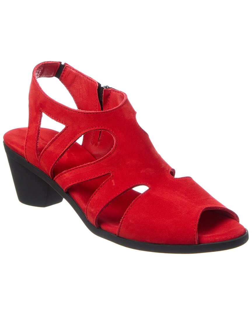 Arche Sorako Leather Sandal Women's Red 41