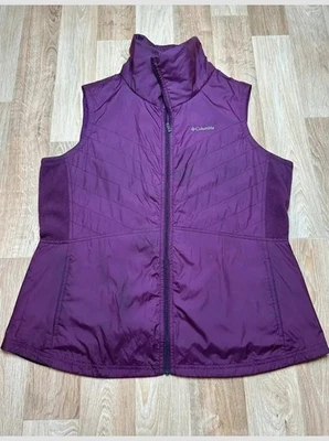 Gilet veste ans manches Columbia violet - Taille XL Femme - Très bon état - Photo 1/4