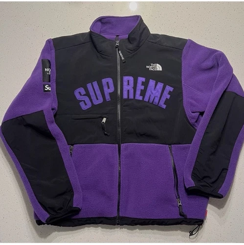 Veste polaire Supreme The North Face Denali Arc logo SS19 violet — Large