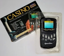 Excalibur Casino Handheld Electronic 5-in-1 Games & Calculator NOB