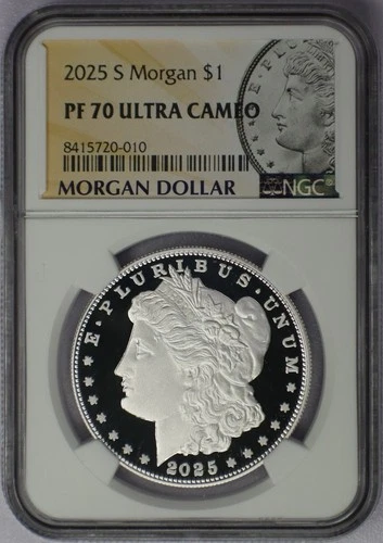 2025-S Morgan Silver Dollar - NGC PF 70 Ultra Cameo