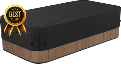 Outdoor Waterproof Hot Tub Swim Spa Cover 182 x 97 Inch Fits 8 x 15 Ft 600D Heav