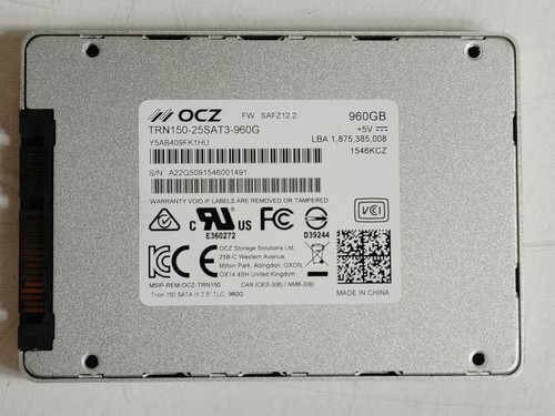 OCZ Tech Trion 150 TRN150-25SAT3-960G 960 GB SATA III 2.5 Zoll SSD Gebraucht