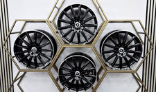 20 GENUINE MERCEDES GLA H247 X4 - AMG 20" BLACK ALLOY WHEELS X4 A2474011600
