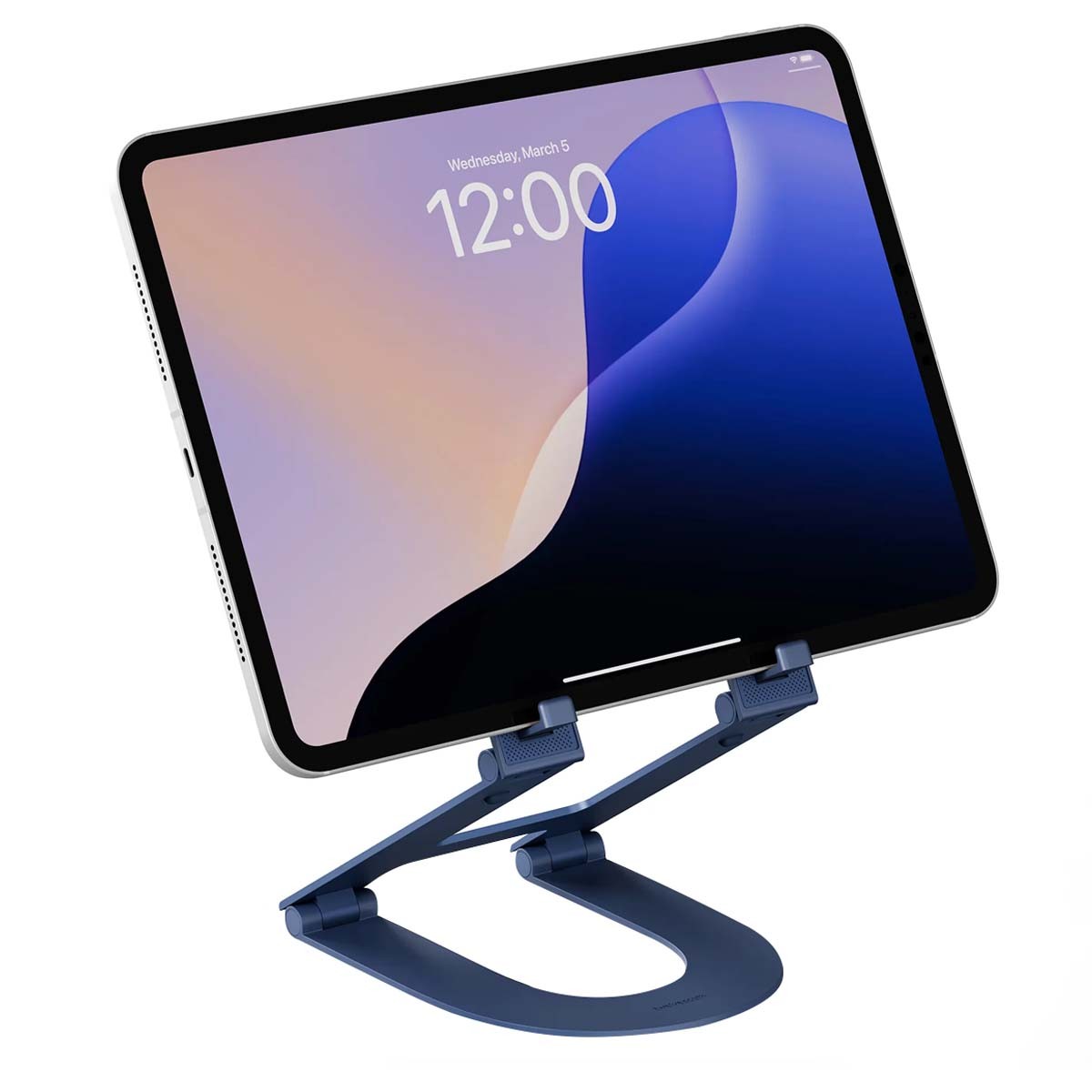 Curve Mini Coastal support de table pliable pour lire sur tablette au salon