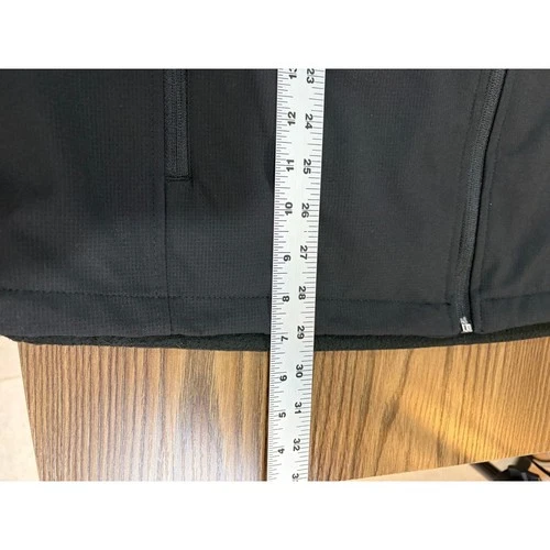 Swiss Tech Black Fleece Lined Softshell Full Zip Jacket Mens XL image 15