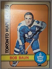 Bob Baun Toronto Maple Leafs 1972-73 Topps Hockey #134