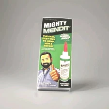 Mighty MENDIT, Permanent Fabric Adhesive, Flexible Stretchable Washable, Clear,