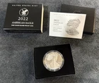 2022 W US Mint Proof American Silver Eagle w/Box+COA