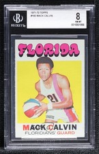 1971-72 Topps Mack Calvin #160 BGS 8 0q3