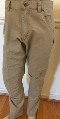 Riggs Wrangler Men 3W031EW Work Pant Tag 36x32 - Meas 38x32 Spandex Double Knee