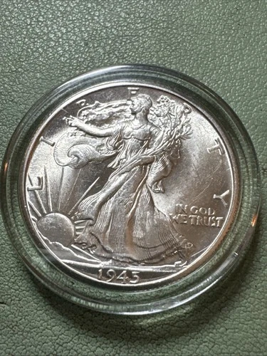 1945-D Walking Liberty Silver Half Dollar CHOICE BU *UNCIRCULATED* MS