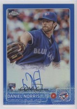 2015 Topps Chrome Rookie Blue Refractor 7/150 Daniel Norris #AR-DN Auto s3g