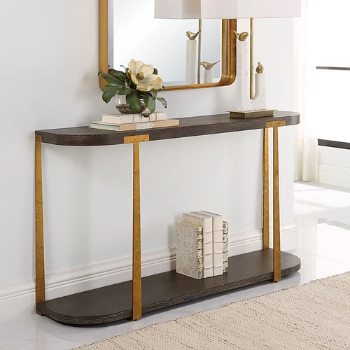 Uttermost Palisade Wood Console Table - Picture 6 of 6