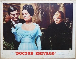 Doctor Zhivago 1965 Omar Sharif Julie Christie Geraldine Chaplin! 3 Lobby Card