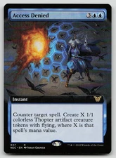 Access Denied (Extended Art) R Commander: Kamigawa: Neon Dynasty 47 NM