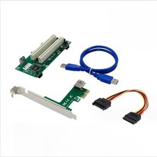 PCI-E x1 to 2xPCI slot expansion split type, plug and play, drive-free