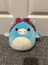 Squishmallows Tatiana the Dragon with Headband 7.5 Inch Plush soft toy 
