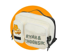Kakao Friends Ryan & Choonsik Pouch Golf Sports Bag Accessory NWT
